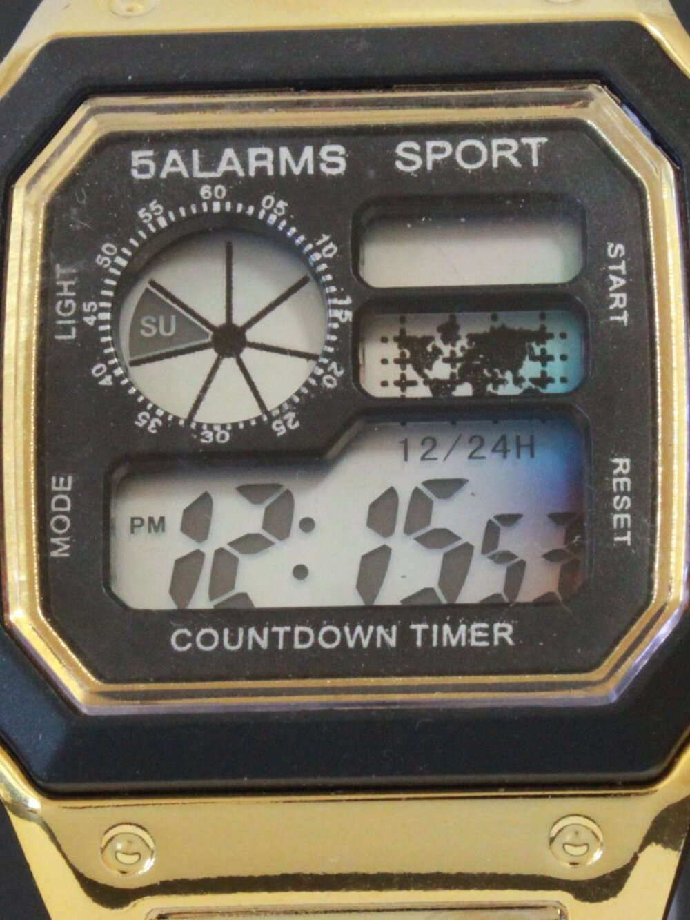 Royal Style Dual Time Alarm Stop Watch Count Down Timer - Picture 9 of 12